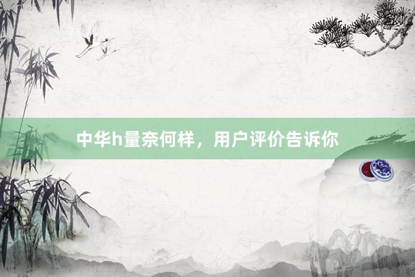 中华h量奈何样，用户评价告诉你